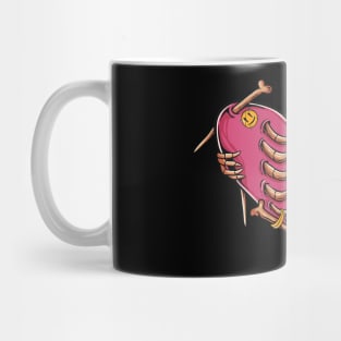 Until Death Do Us Part - Skeleton Chest Heart Mug